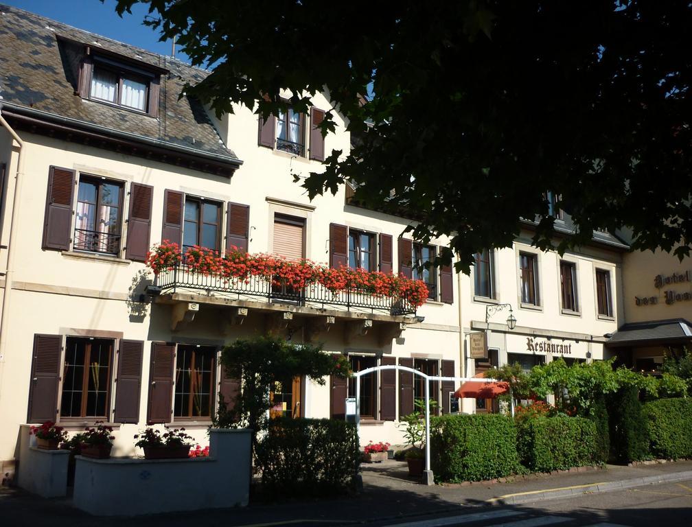 Hotel Des Vosges 5 Rue De La Gare Obernai Bagian luar foto