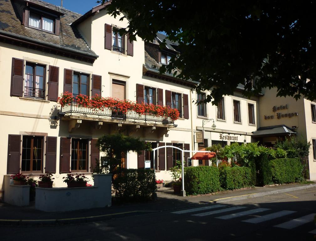 Hotel Des Vosges 5 Rue De La Gare Obernai Bagian luar foto
