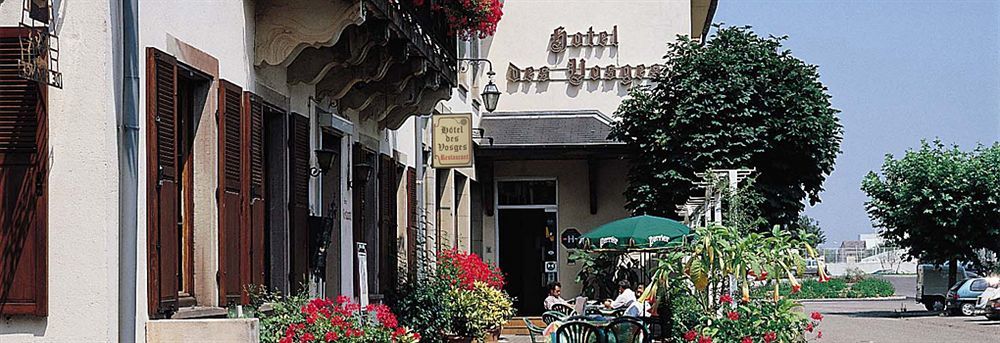 Logis-Cit'Hotel Des Vosges 5 Rue De La Gare Obernai Bagian luar foto